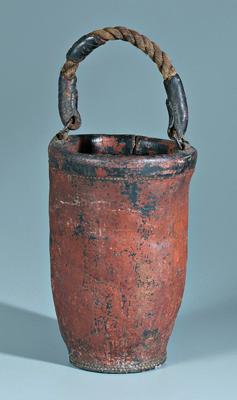 Leather water bucket, multiple