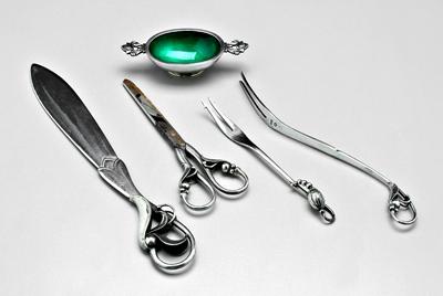 Five pieces Georg Jensen sterling  926a5