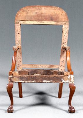 Rare Southern lolling chair mahogany 926c0