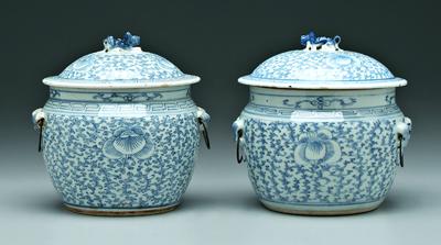 Two Chinese porcelain storage jars: