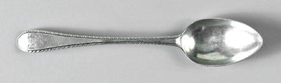 Bird decorated coin silver spoon,