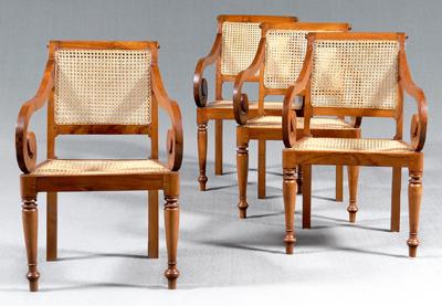 Set of four Regency export armchairs  92767