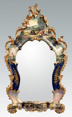 Mirror rococo style frame painted 92776