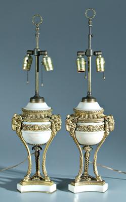 Pair French Empire style lamps  92778