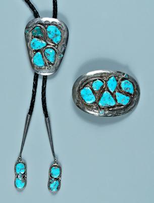 Effie Calavaza Zuni jewelry oval 927ab