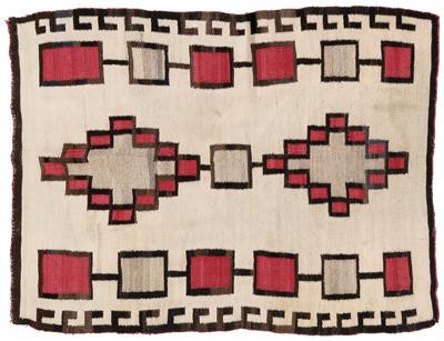 Navajo rug stepped diamond and 927b3