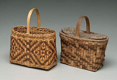 Two Cherokee baskets river cane 923f8