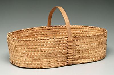 Cherokee oak split basket oval 923ff