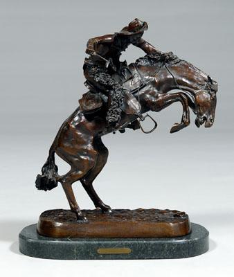 Bronze after Remington, "Wooly