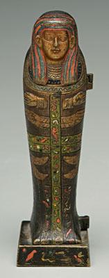 Miniature Egyptian style coffin  92428