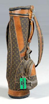 Louis Vuitton golf bag, with leather