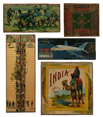 Five game boards: "Game of India",