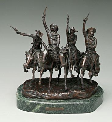 Bronze after Frederic Remington, "Coming