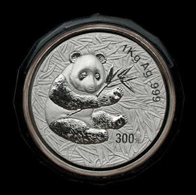 China kilogram silver Panda coin  924ee