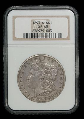 1893 S Morgan silver dollar NGC 924f1