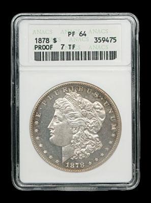 Choice proof 1878 U S Morgan dollar  924f7