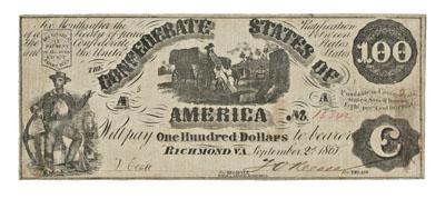57 piece set Confederate currency 92510