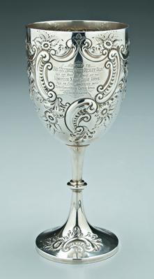 English silver presentation goblet  92956