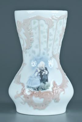 Royal Copenhagen vase, colonial man