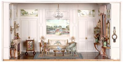 Louis XVI style miniature room 92975