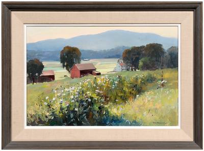 Stephan George Maniatty painting (Connecticut/Massachusetts,