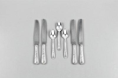 17 pieces Kirk Mayflower silver: