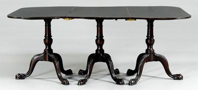 Fine Chippendale dining table,