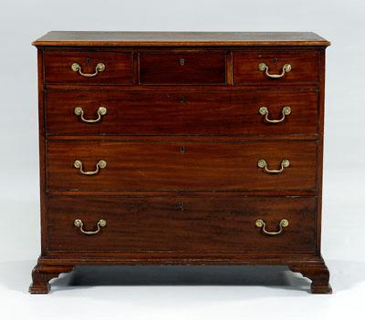 Chippendale mahogany six drawer 92a69