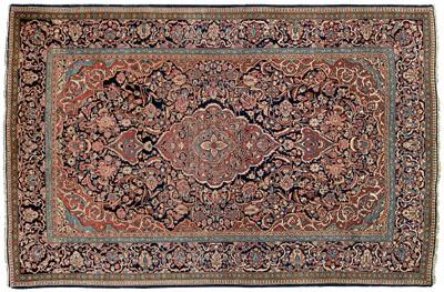 Kashan rug finely woven with elaborate 92a7d