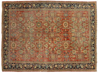 Mahal or Sultanabad rug repeating 92a87