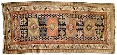 Caucasian rug, rectangular and