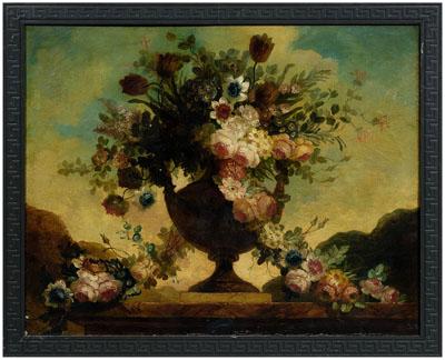 Dutch School still life, roses,