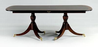 Federal style inlaid dining table  92adc