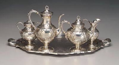 Loring Andrews sterling tea service  92b51