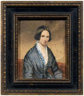 19th century miniature portrait  92b63