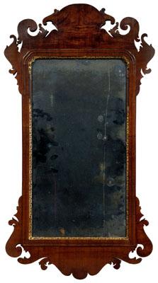 Chippendale mahogany mirror parcel 92b7a