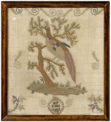 1812 bird chenille embroidery  92ba0