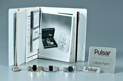 Three early Pulsar watches with 927ea