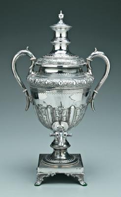 English silver plate hot water