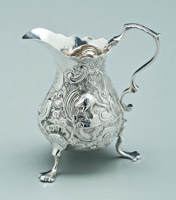 George III English silver pitcher  92841