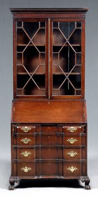 Chippendale style secretary bookcase  9284f