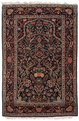 Kashan rug, tree of life design
