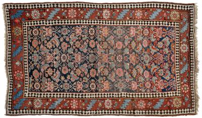 Persian rug repeating floral designs 9285c