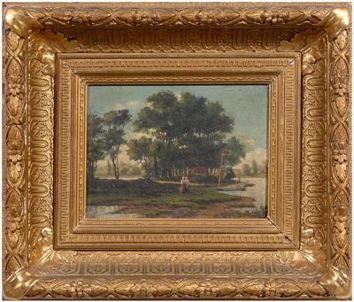 19th century landscape painting  92885