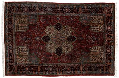 Garden Kerman rug elaborate central 928aa