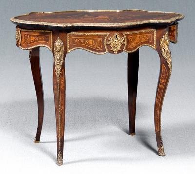 Louis XV style center table cartouche 928b6