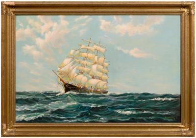 George Wheatley marine painting,