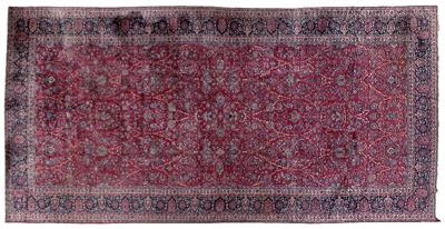 Finely woven Kashan rug repeating 928de