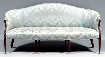 Hepplewhite style upholstered sofa  928f5