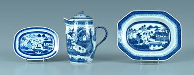 Three pieces Chinese porcelain: